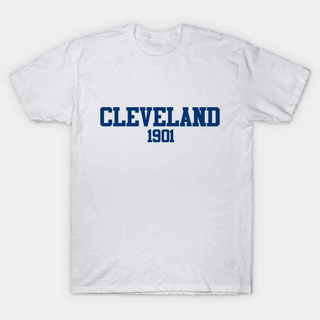 Cleveland 1901 T-Shirt by GloopTrekker